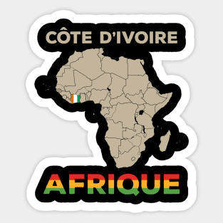 Cote Divorce-Africa Sticker